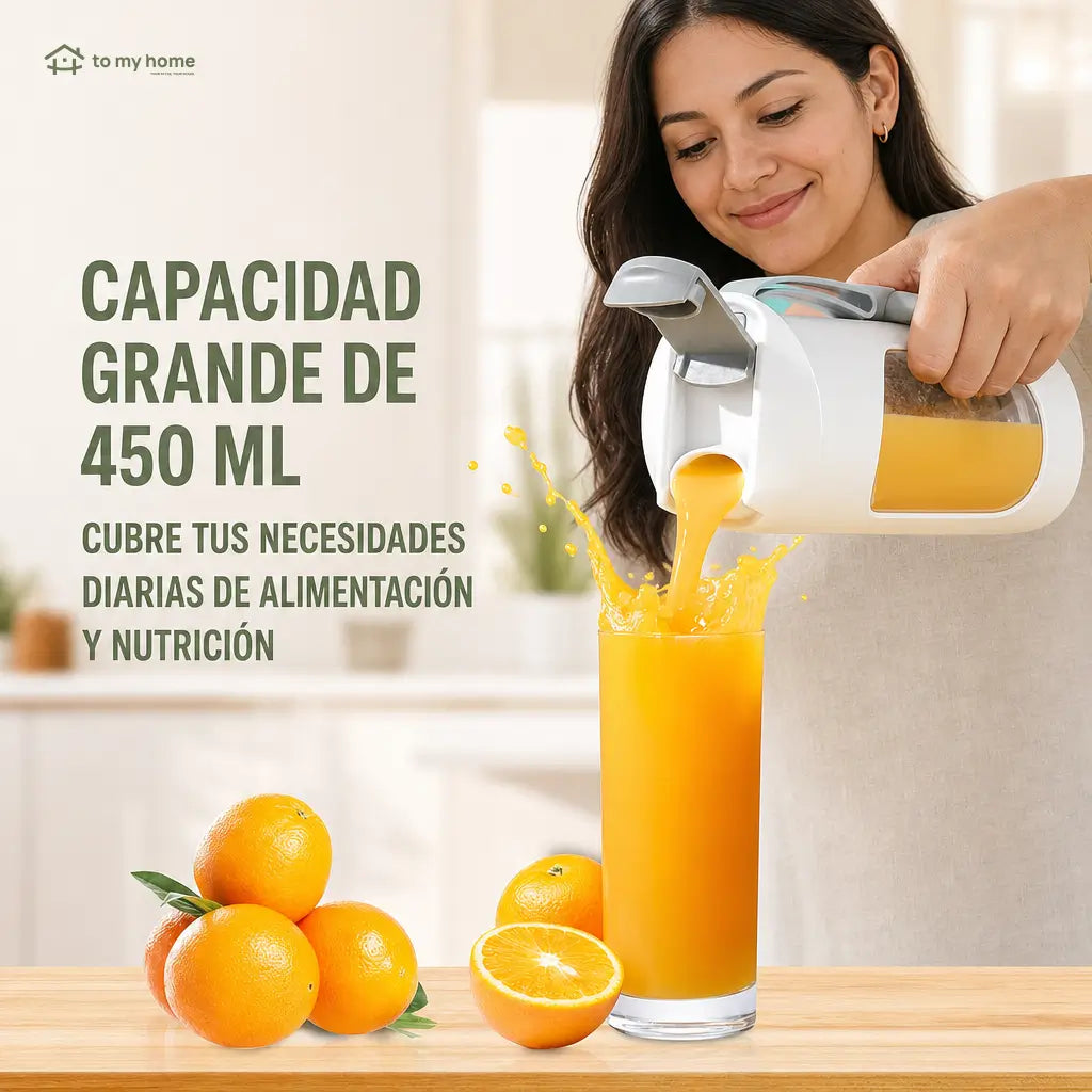 Licuadora portátil recargable con pantalla LED y 3 modos para smoothies, papillas y bebidas en casa o viaje frescas diarias sin derrames