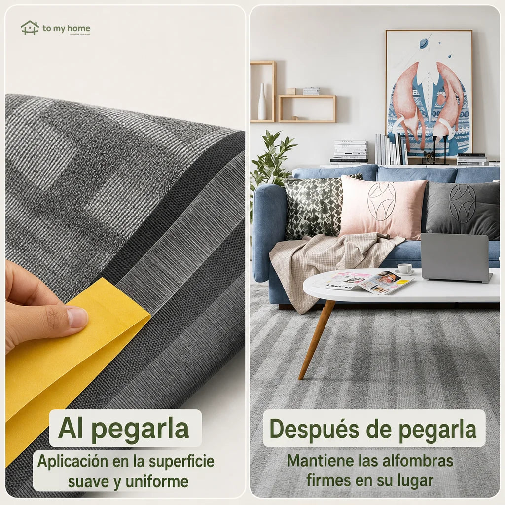 Cinta adhesiva doble cara reforzada impermeable y removible, con agarre fuerte, para fijar alfombras, cuadros, decoración y proyectos del hogar diario
