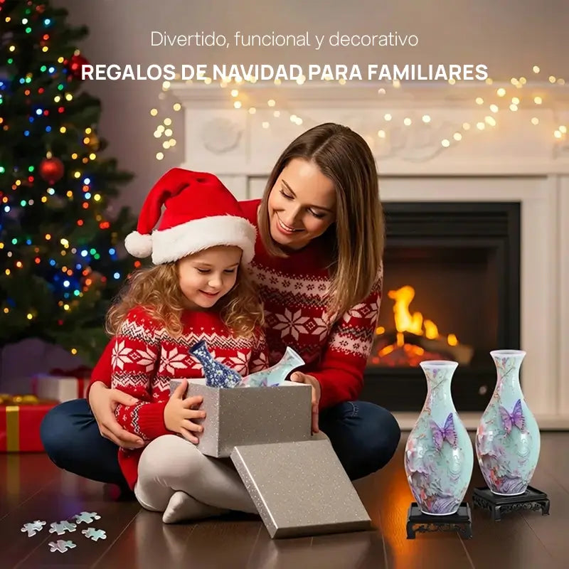 Vaso decorativo rompecabezas 3D para flores, arreglos creativos, diseño moderno, ideal para decorar casa, oficina o como regalo elegante y sofisticado para cualquier espacio