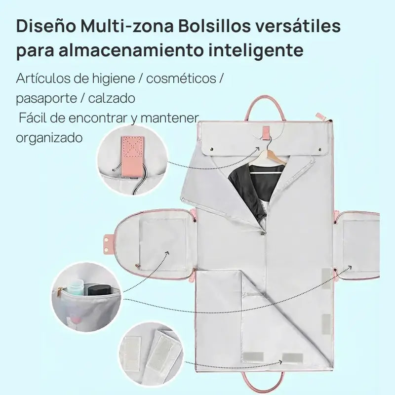 Funda grande para Biblia femenina con correa de hombro, organizadores internos, solapas, marcadores y espacio para estudio bíblico, práctica y fácil de transportar