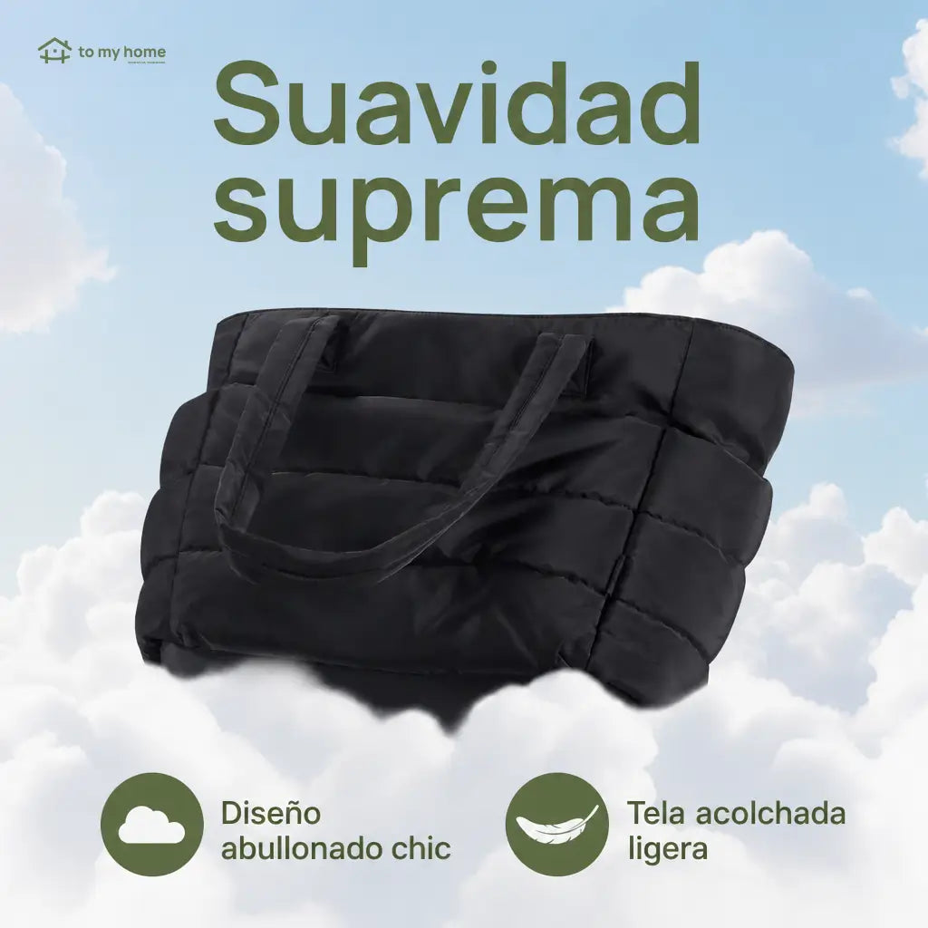 Bolsa tote acolchada ligera con cierre, compartimentos y funda para maleta, ideal para trabajo, gym y viajes diarios con laptop