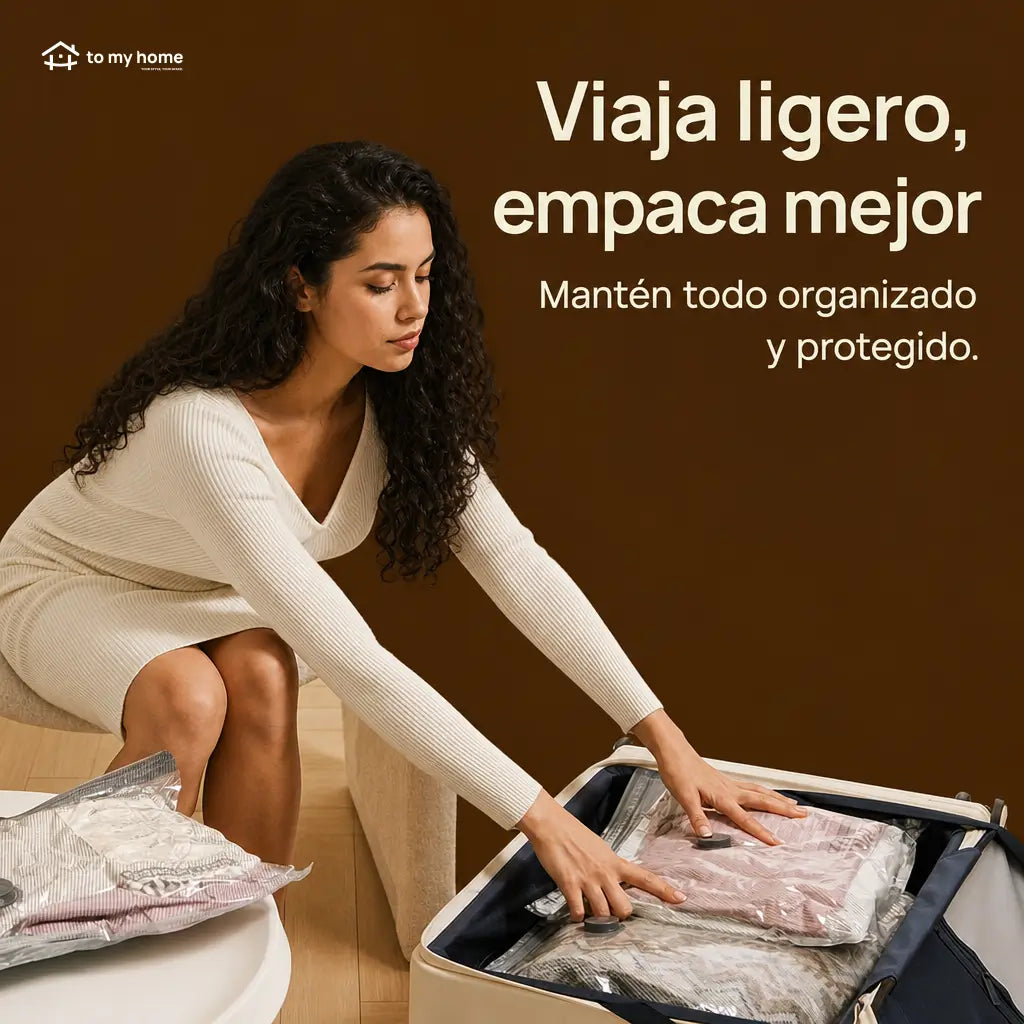 Kit de bolsas al vacío para viaje con bomba eléctrica recargable, compresión rápida para maletas, ropa y artículos voluminosos
