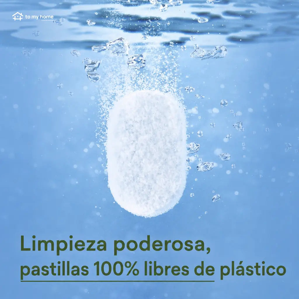 Tabletas lavavajillas sin plástico, veganas y sin fragancia para limpieza efectiva de platos en hogares eco conscientes con lata compacta reutilizable