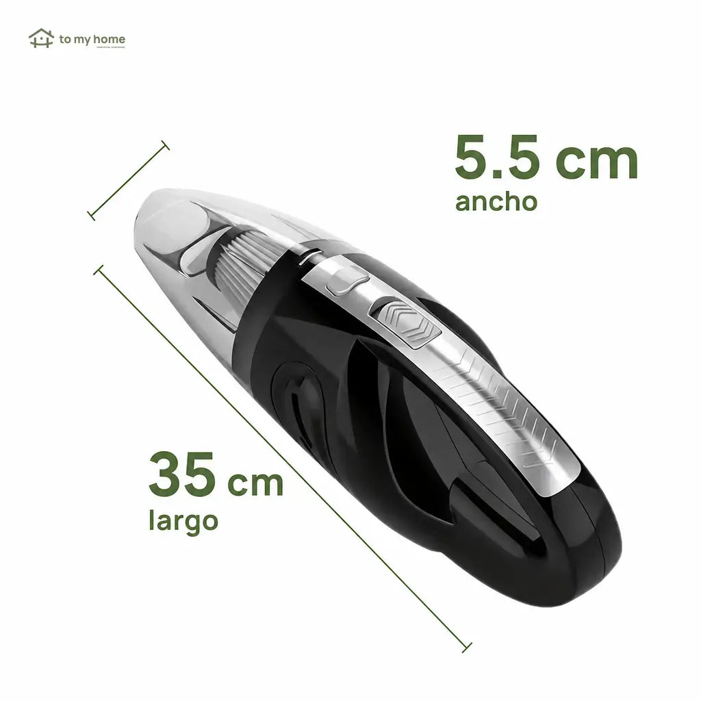 Aspiradora inalámbrica de mano para auto y hogar, succión potente para pelo de mascota, polvo, migas y líquidos con accesorios prácticos