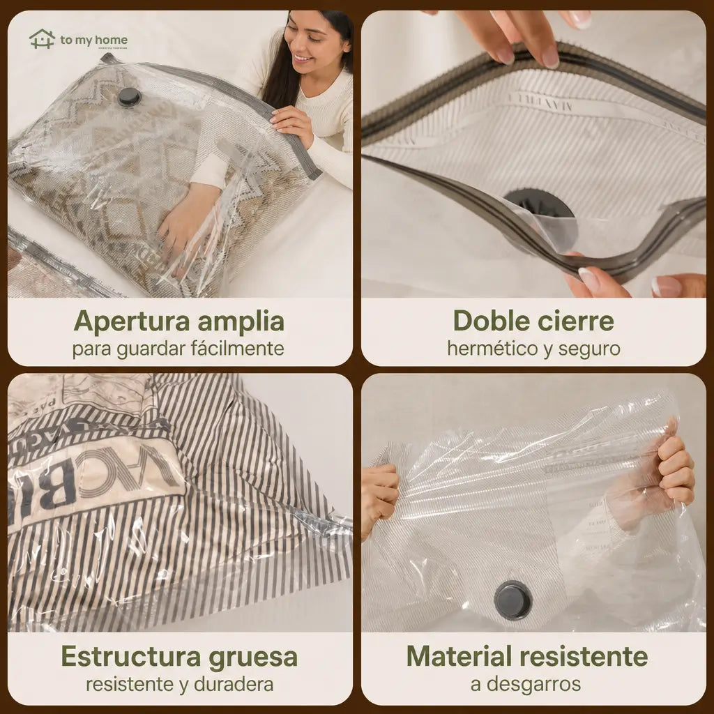 Kit de bolsas al vacío para viaje con bomba eléctrica recargable, compresión rápida para maletas, ropa y artículos voluminosos