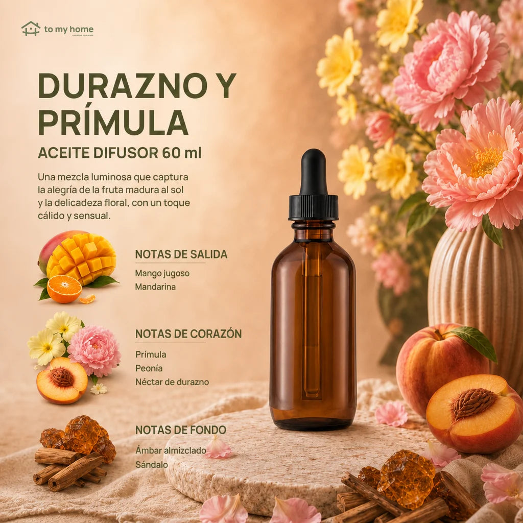 Aceite aromático para difusor de 59 ml con fragancia duradera para crear un ambiente acogedor durante semanas de forma continua