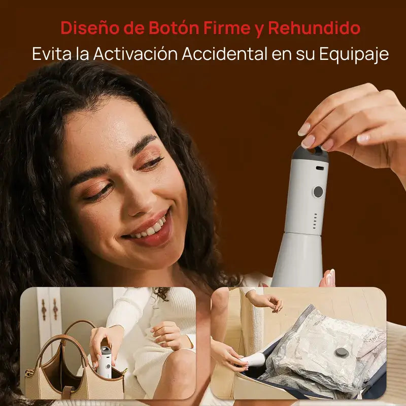 Juego de 15 bolsas de viaje al vacío X7 con bomba USB potente de 140L/min, ahorra espacio en maletas y organiza todo fácilmente