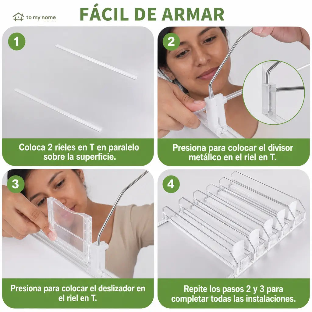 Organizador de bebidas para refrigerador con empuje automático, ahorra espacio y mantiene tus latas listas en casa, despensa y enfriador