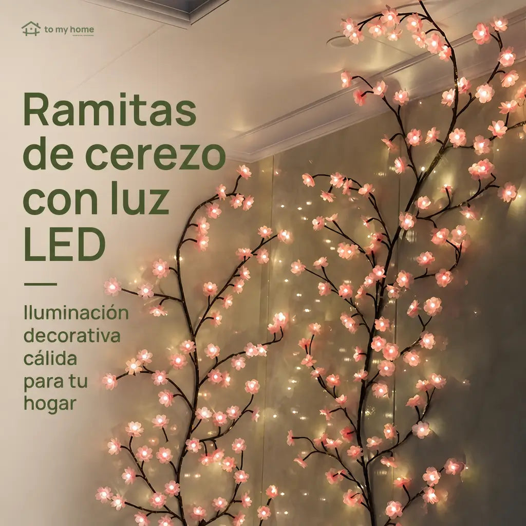Guirnalda de ramas colgante con 144 luces LED USB, decoración DIY para pared en recámara, sala, fiestas, terraza y jardín