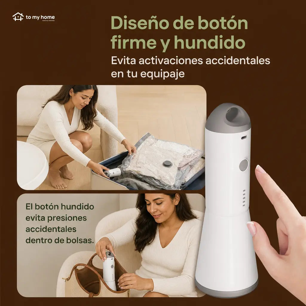 Kit de bolsas al vacío para viaje con bomba eléctrica recargable, compresión rápida para maletas, ropa y artículos voluminosos
