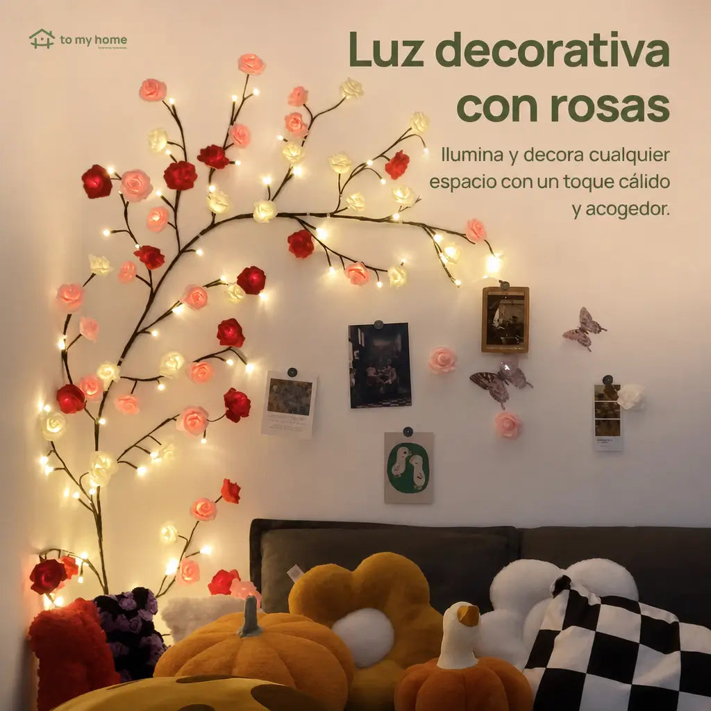 Guirnalda de ramas colgante con 144 luces LED USB, decoración DIY para pared en recámara, sala, fiestas, terraza y jardín