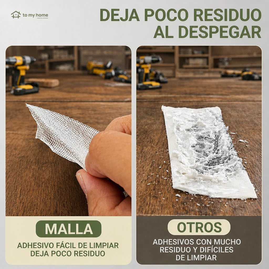 Cinta adhesiva doble cara reforzada impermeable y removible, con agarre fuerte, para fijar alfombras, cuadros, decoración y proyectos del hogar diario